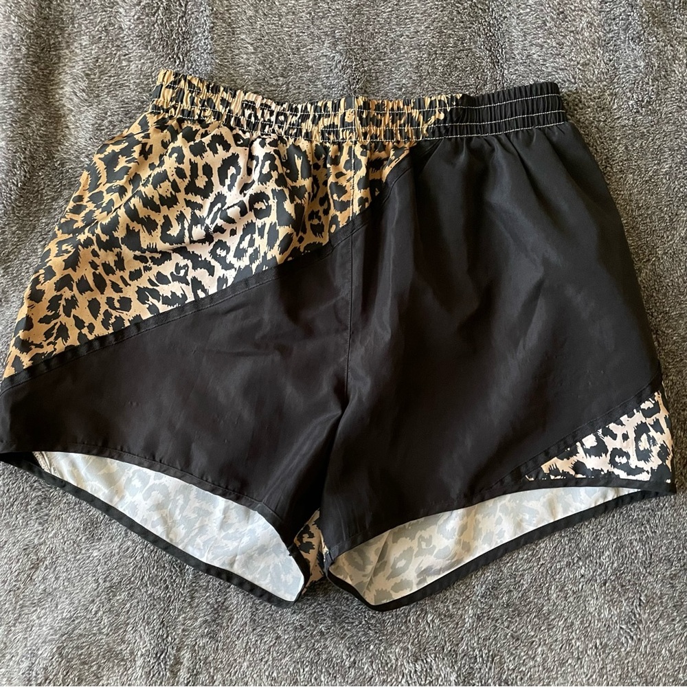 VS Pink Leopard Running Shorts